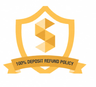 100% deposit refund policy